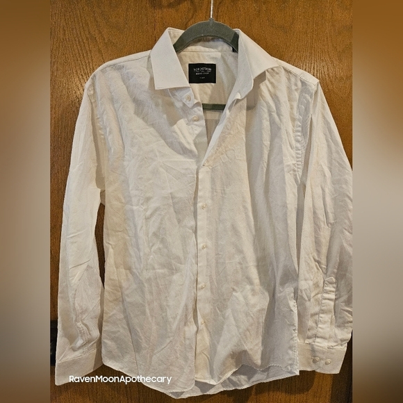 White Mens Dress Shirt - Picture 1 of 4